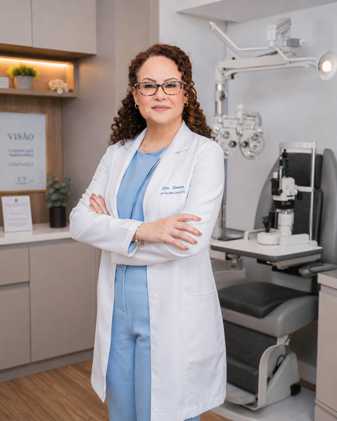 Dra. Simone Vieira Cerveira, oftalmologista pediátrica